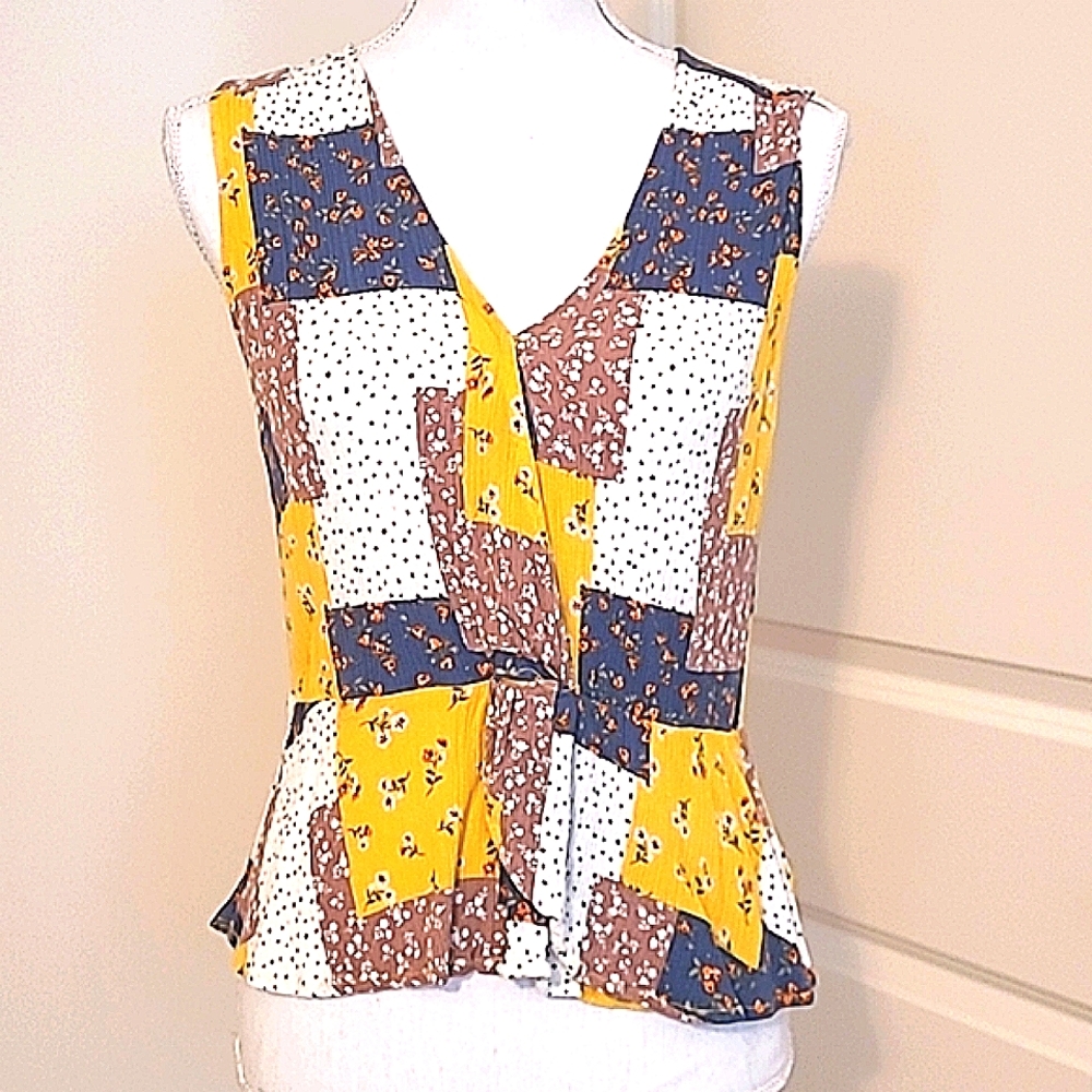 Sleeveless boho top